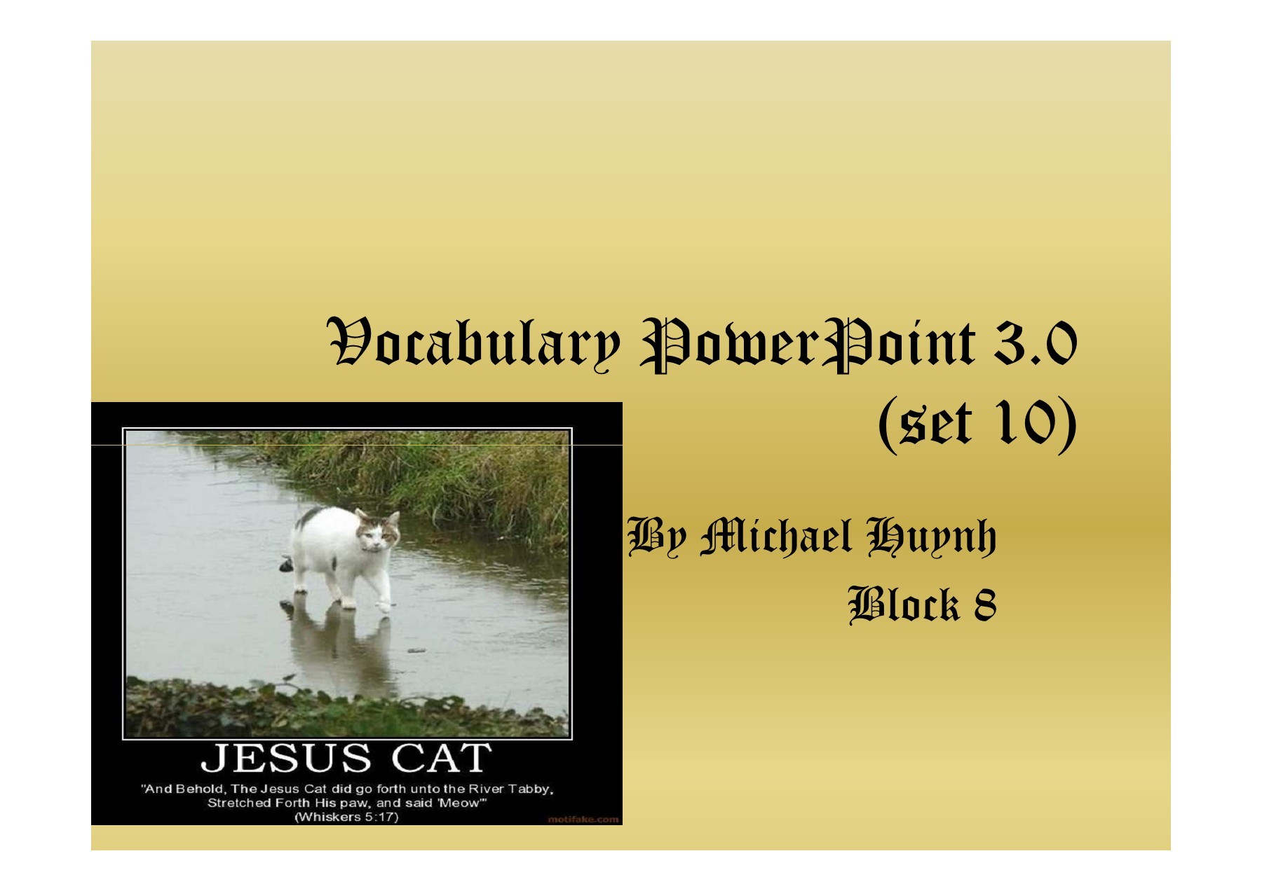 Vocabulary PowerPoint 3.0 (set 10) | Focusky