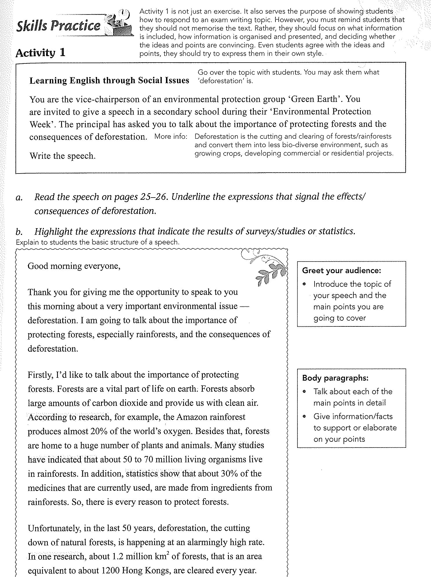 Deforestation presentation image