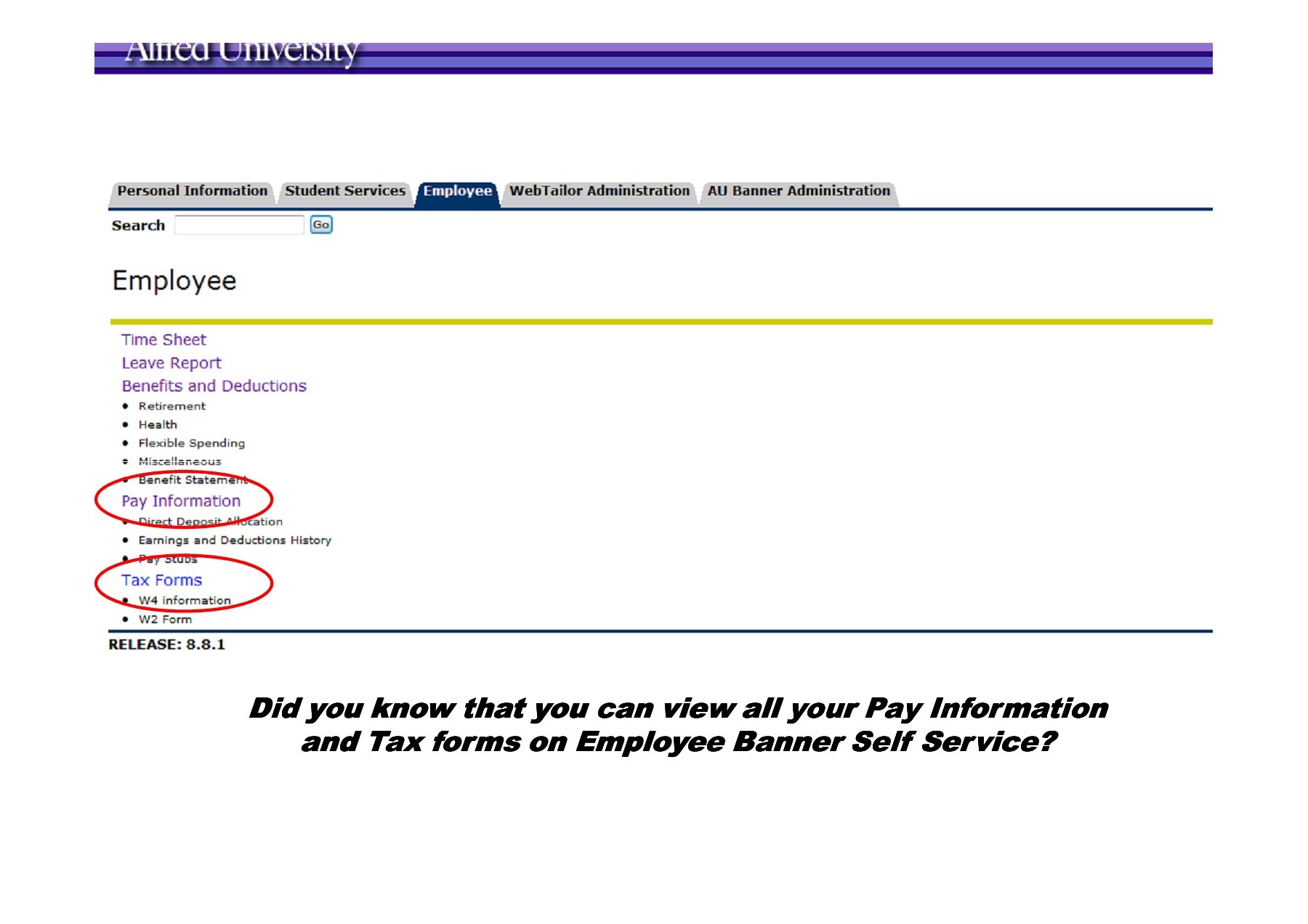 Banner Self Service Employee Benefits Deductions Focusky