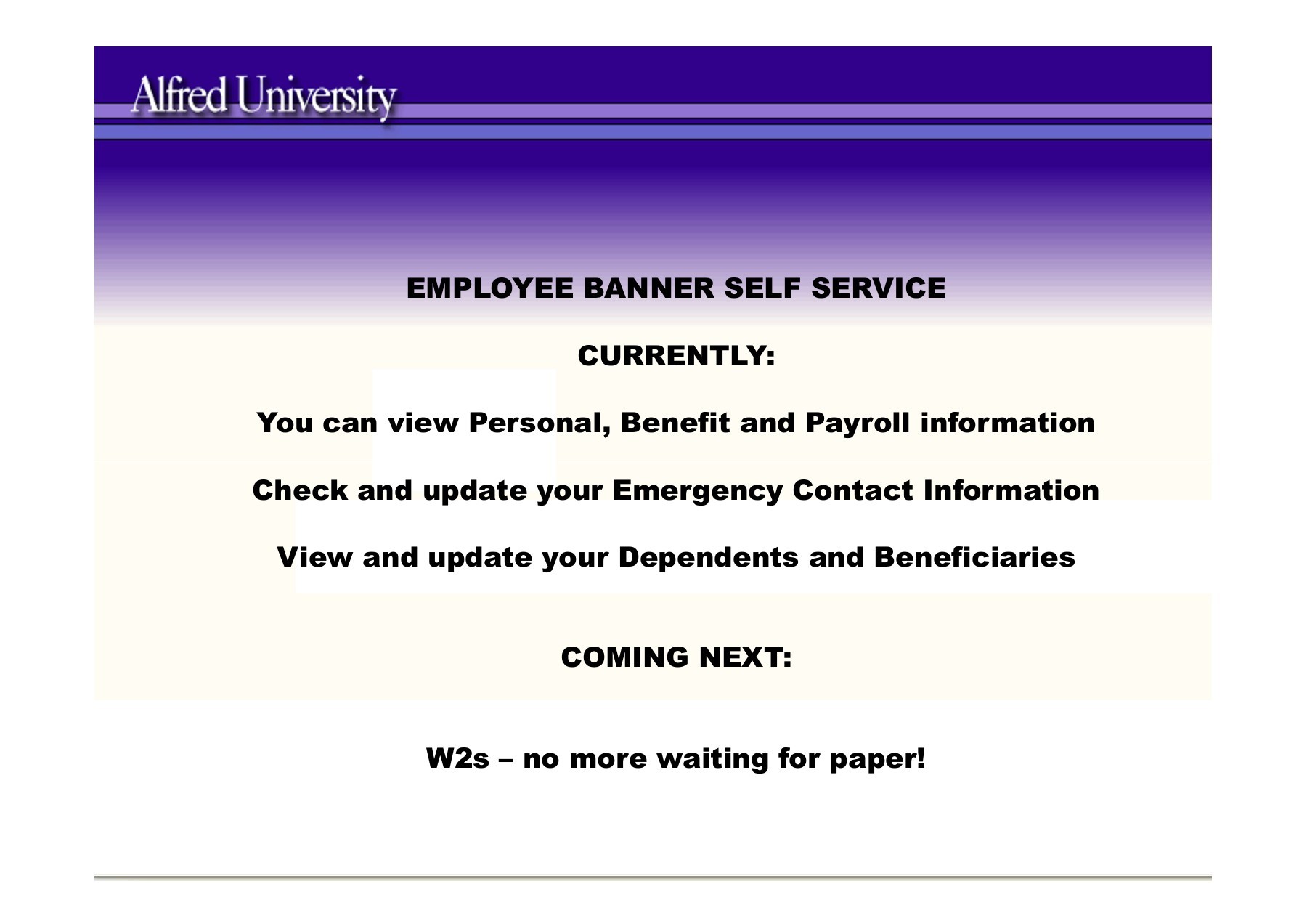 Banner Self Service Employee Benefits Deductions Focusky