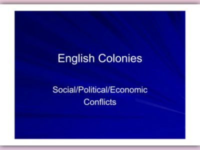 english colonial policy english colonial policy