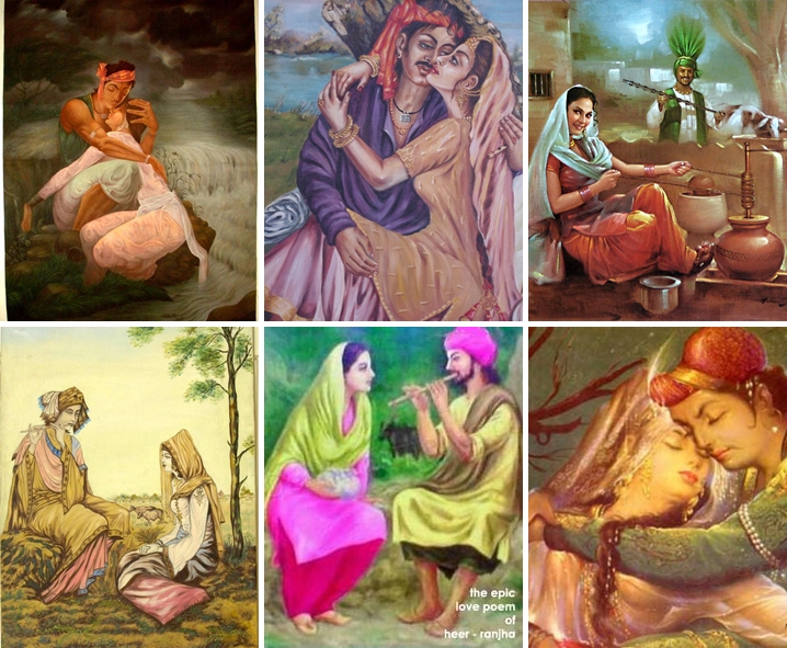 Heer Ranjha Painting Wallpapers